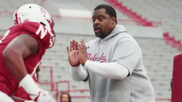 Terrance Knighton spring 2023 Nebraska football defensive line coach
